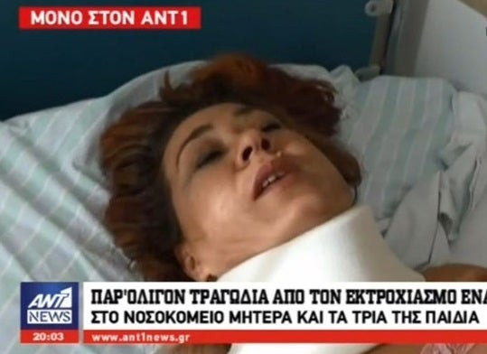 Συγκλονίζει μέσα από το νοσοκομείο η 39χρονη που τραυματίστηκε στο «τρενάκι του τρόμου» (βίντεο)